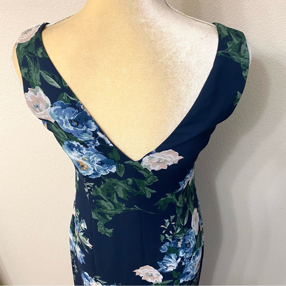 Abercrombie & Fitch Plunge Godet Skirt Maxi Dress NWT - Picture 5 of 12